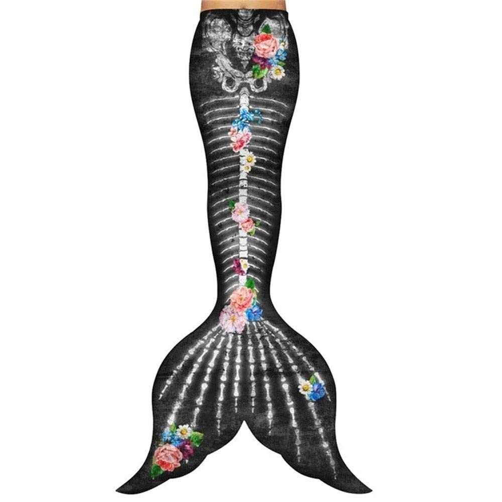 **Colorful Mermaid Swimsuit with Monofin - Girls' Bikini Swimming Costume & Mermaid Tail for Pool, Beach & Underwater Play - Perfect Gift for Kids**