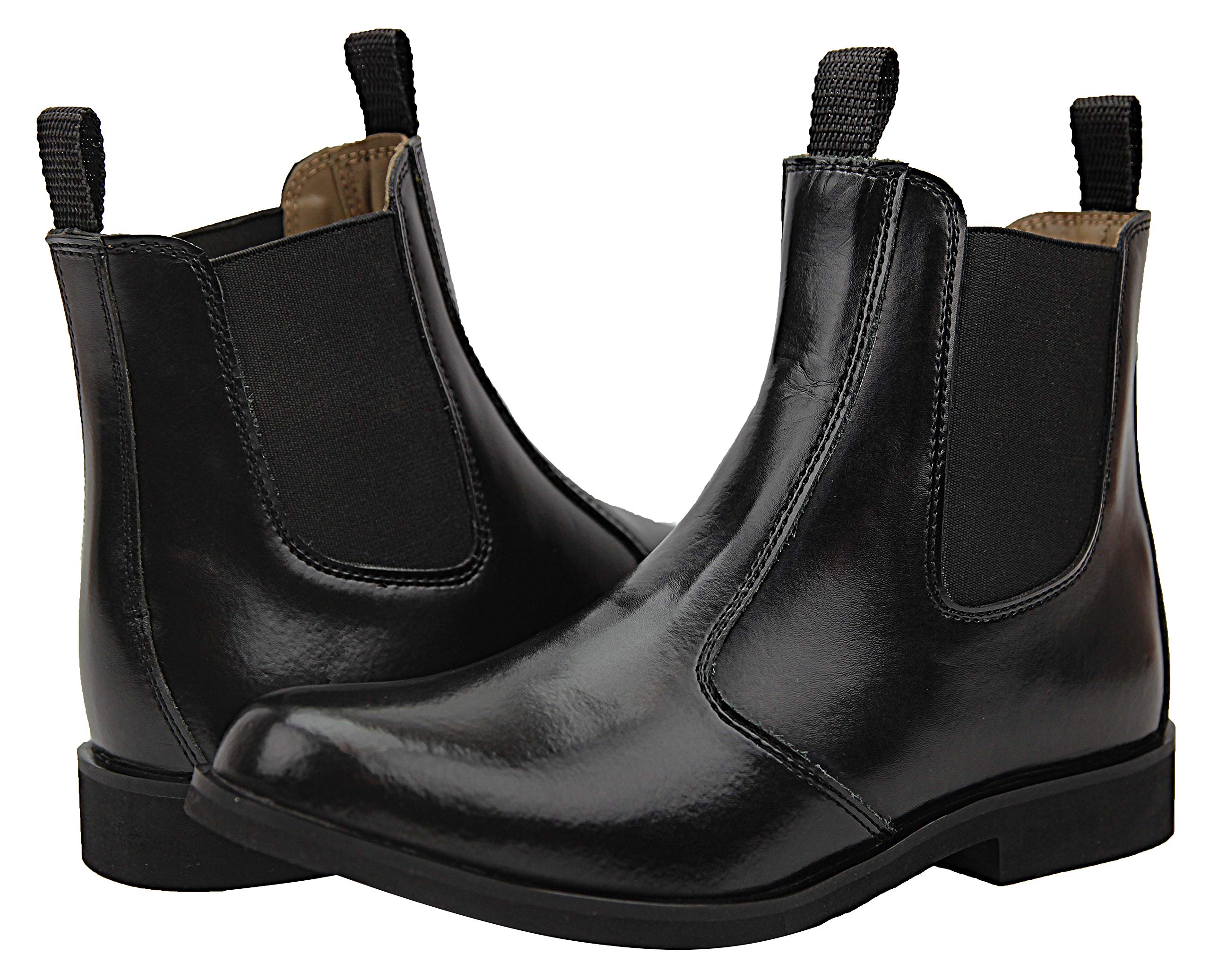 Women's Lightweight Leather Jodhpur Ankle Boots for English Horse Riding - Equestrian Riding Boots for Ladies, Comfortable & Durable for Horseback Riding Lessons, Shows & Stable Work