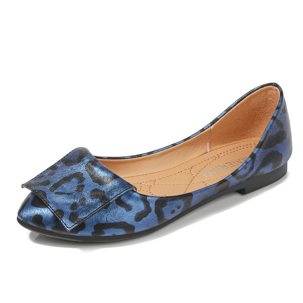 Women's Leopard Print Casual Loafers - Comfortable Slip-On Shoes for Women | Perfect for Work, Travel & Everyday Wear
