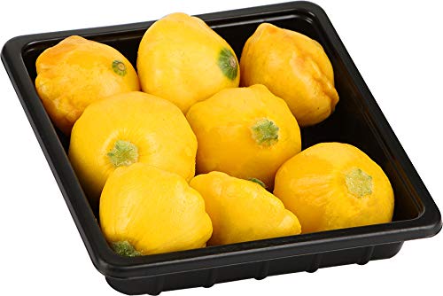 Golden-Yellow Pattypan Squash Seeds - 20+ Non-GMO Scallop Squash Seeds for Planting, Home Garden & Fresh Cooking | Perfect for Summer Squash Recipes, Organic Gardening & Farmers Market Harvests