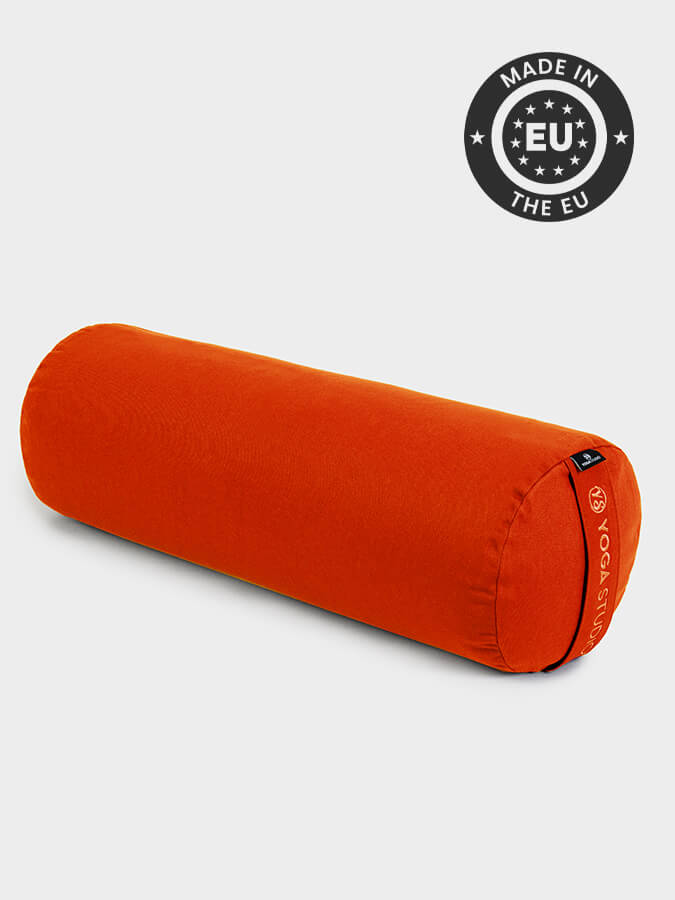 Organic Buckwheat Meditation Bolster Cushion for Yoga & Zen Relaxation - Eco-Friendly Support Pillow for Meditation, Yoga Studio, and Home Decor