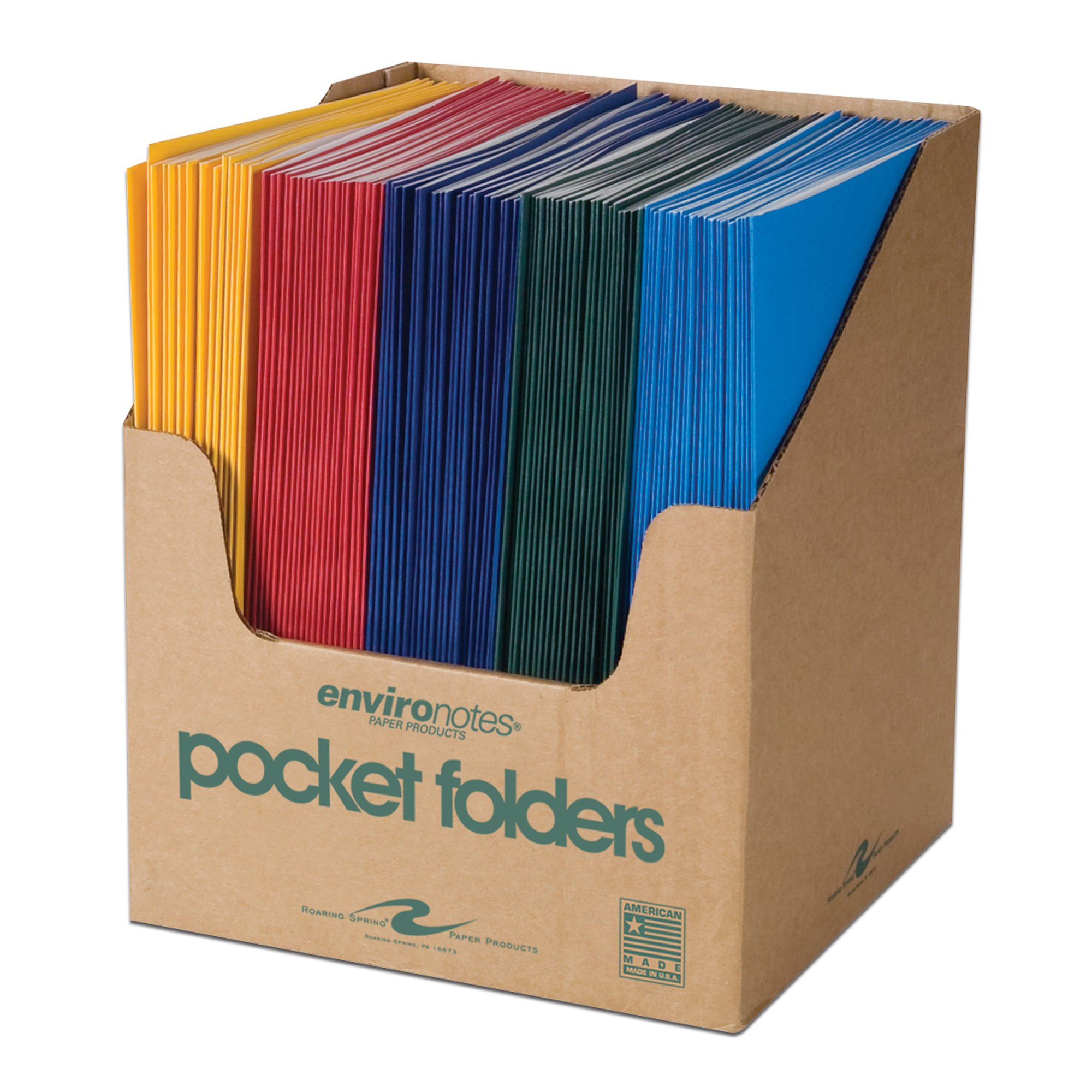 Premium Embossed Pocket Folders with Business Card Holder - 11.75