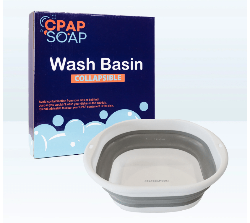Sleep Therapy Equipment Cleaning Container - CPAP Machine Cleaner & Sanitizer for Better Sleep Hygiene | Use with CPAP Masks, Tubes & Accessories