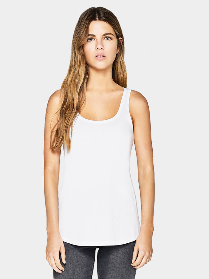 Organic Cotton Classic Vest for Women - Comfortable Yoga & Workout Tank Top - Perfect for Yoga Studio, Gym & Casual Wear