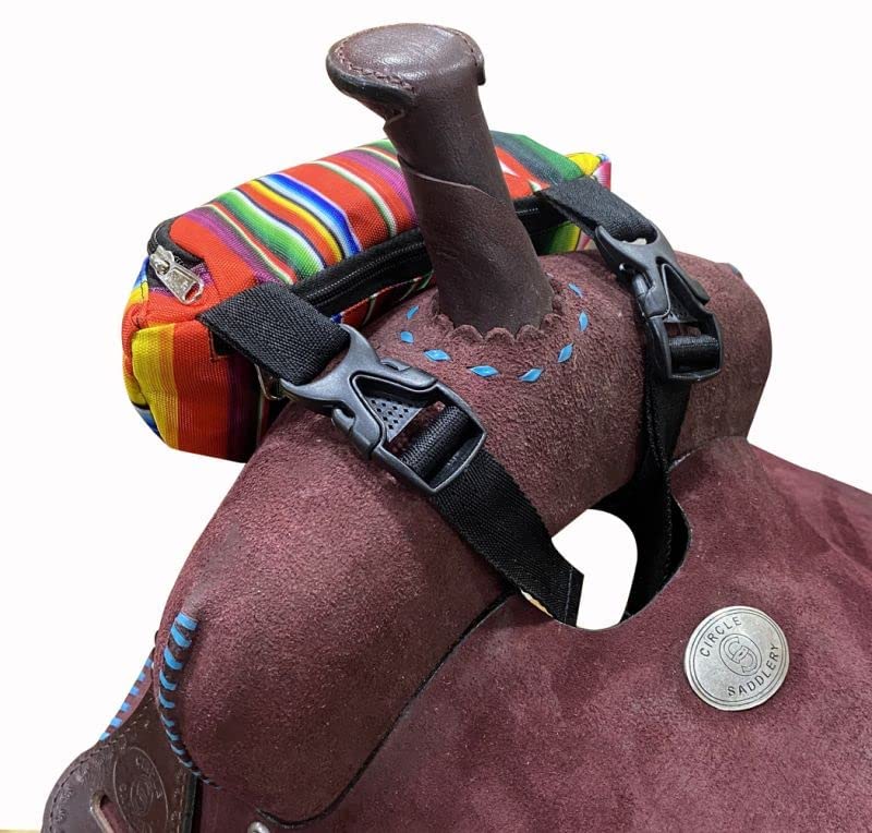 Showman Serape Print Insulated Saddle Pouch for Biking & Hiking