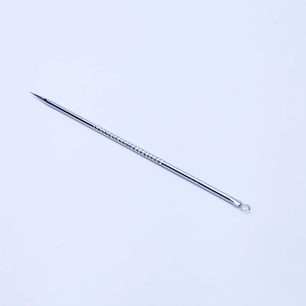 EXCLUZO Professional Pimple Extractor Tool - Stainless Steel Blemish & Comedone Extractor for Acne Treatment - Perfect for Home Skincare & Travel First Aid Kit