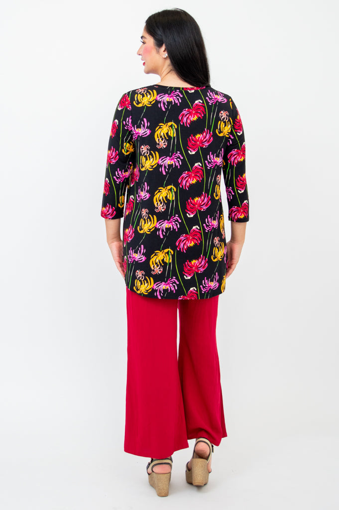 Jazz 3/4 Sleeve Top for Women - Soft Bamboo Fabric - Comfortable & Breathable - Perfect for Dance, Yoga & Casual Wear