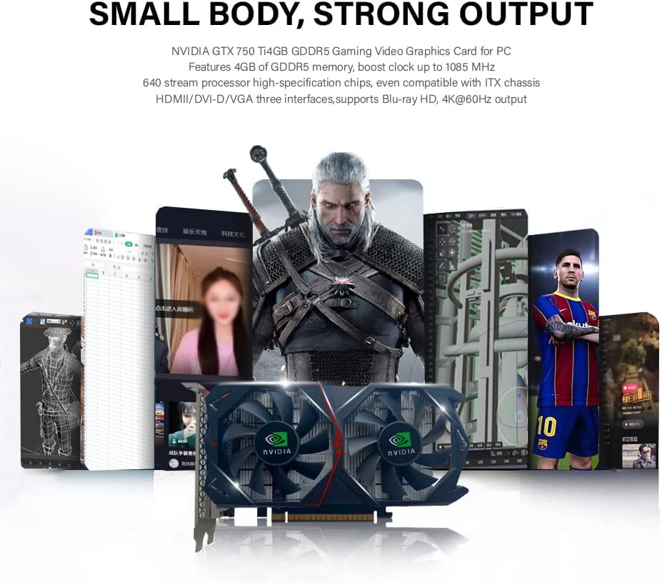 HP RGB Gaming PC - Intel i5-6500, GTX 750 Ti 4G, 16GB DDR4 for Esports & Streaming