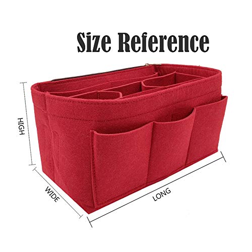 LEXSION Felt Purse Insert Organizer - Handbag Organizer for Speedy & Neverfull Bags | Perfect for Travel, Work & Daily Use