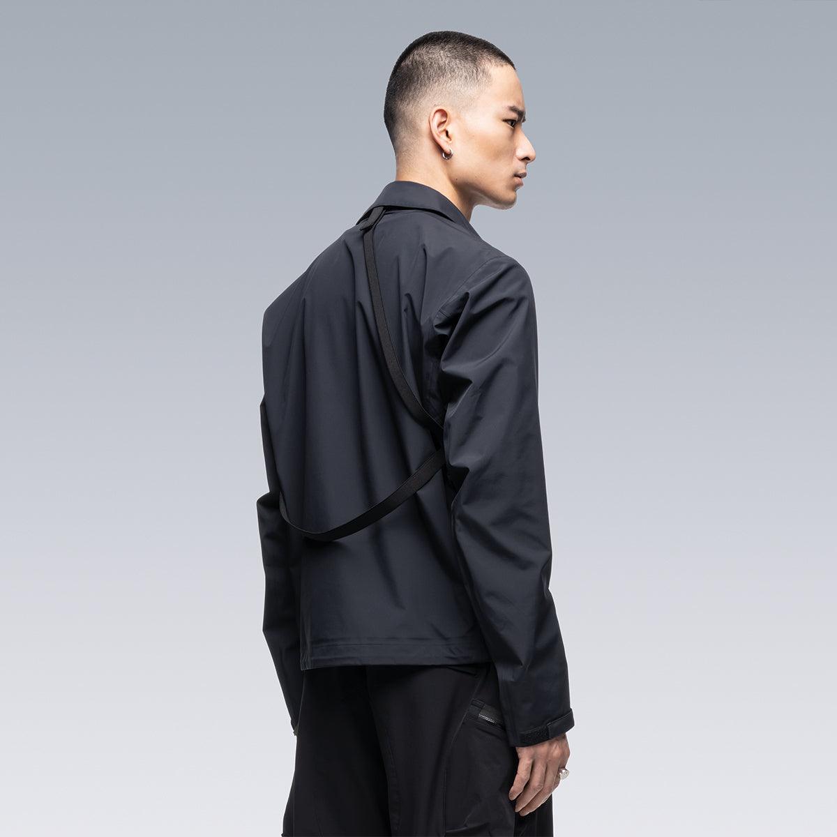 Acronym J68 GT Black Jacket - Waterproof & Breathable Men's Streetwear Coat for Urban Commuting & Outdoor Adventures