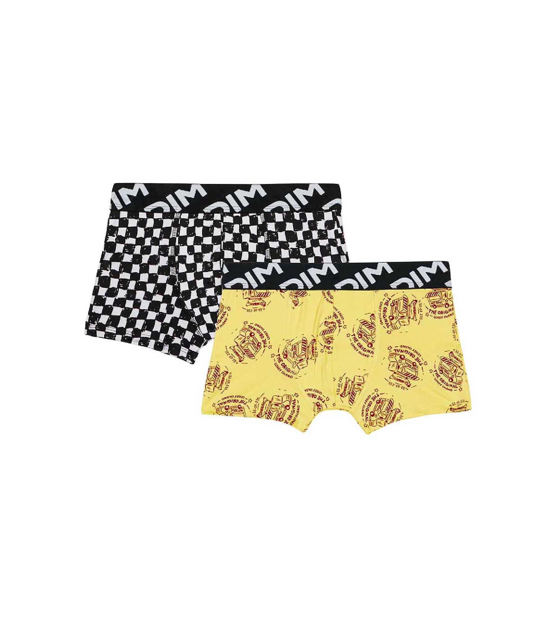 2 Pack Boys' Checkered Boxer Briefs - Recycled Microfiber Underwear for Kids - Soft & Breathable for School, Sports & Everyday Comfort