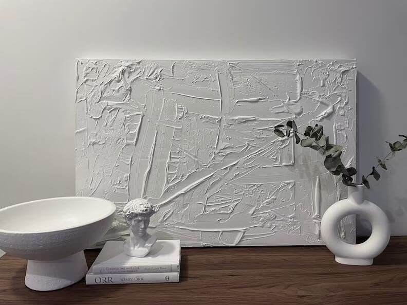 DGAGA White Chalk Paint for Furniture - No Sanding Required | Premium Chalk Finish Paint for Wood, Walls, Tables & Laminate | DIY Home Decor & Craft Projects | Perfect for Kitchen Cabinets, Dressers & Chalkboard Walls