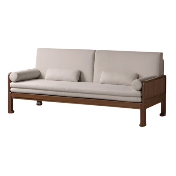79.9x33-57x34.2 inch / 203x84-145x87 cm / Rich Dark Walnut Color / black walnut sofa mat smoke chestnut brown
