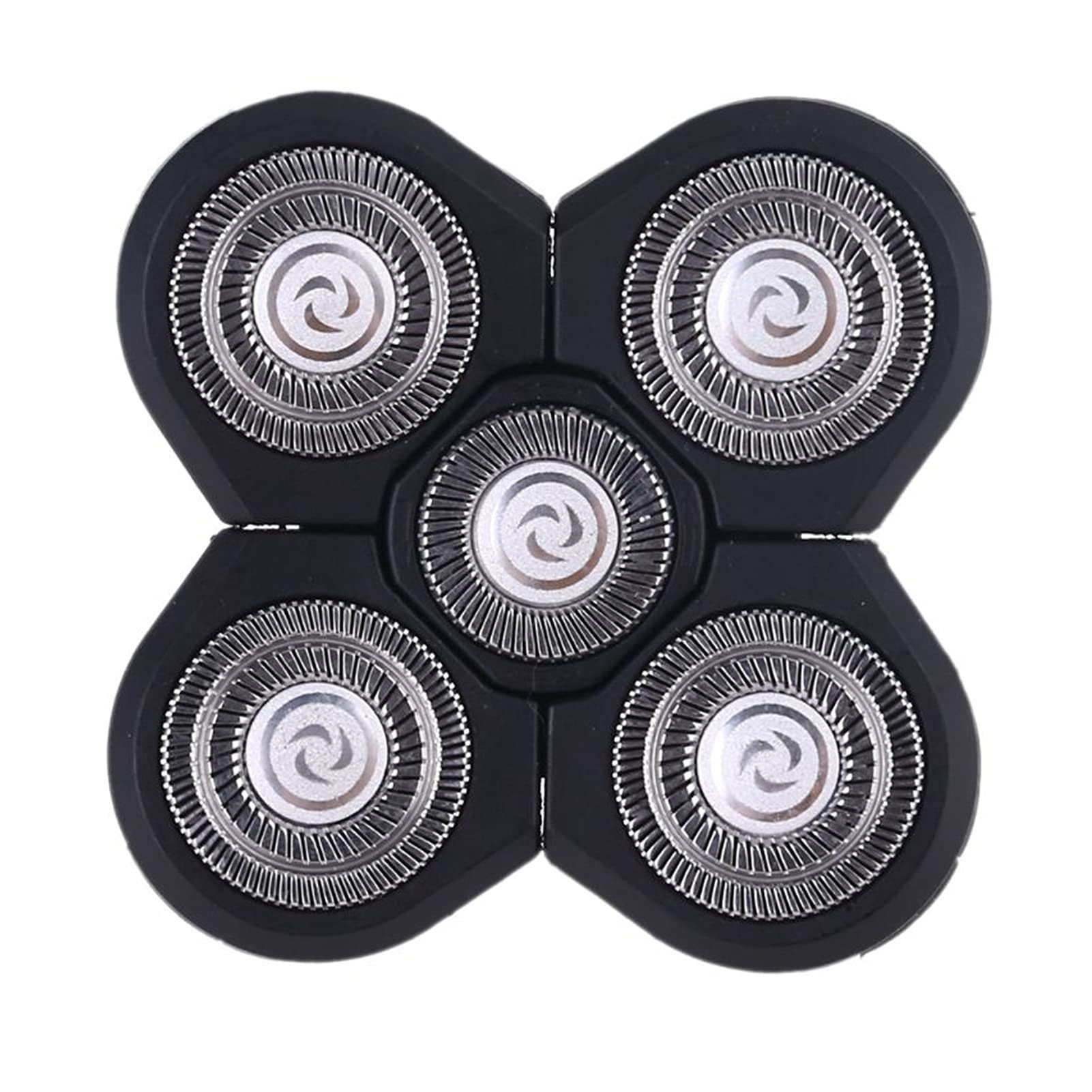 YEOYS 5-Pack Replacement Shaving Heads & Blades for Men's 5D Electric Razors - Compatible with Electric Shaver Parts - Perfect for Home, Travel & Daily Grooming
