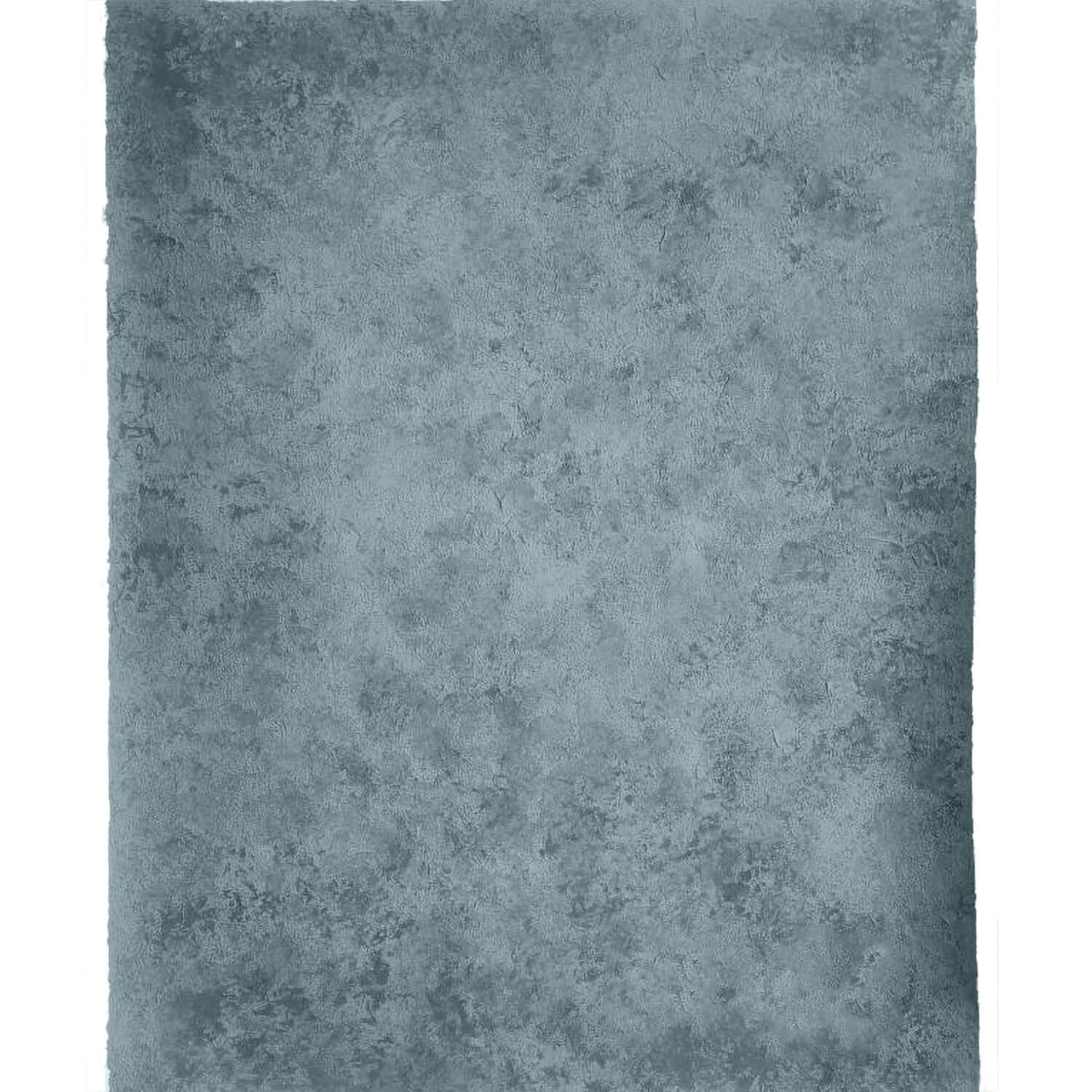 1.6 x 2.2m Hand Painted Blue Grey Impasto Photography Backdrop - Perfect for Portrait, Newborn, and Product Photography Studio Shoots
