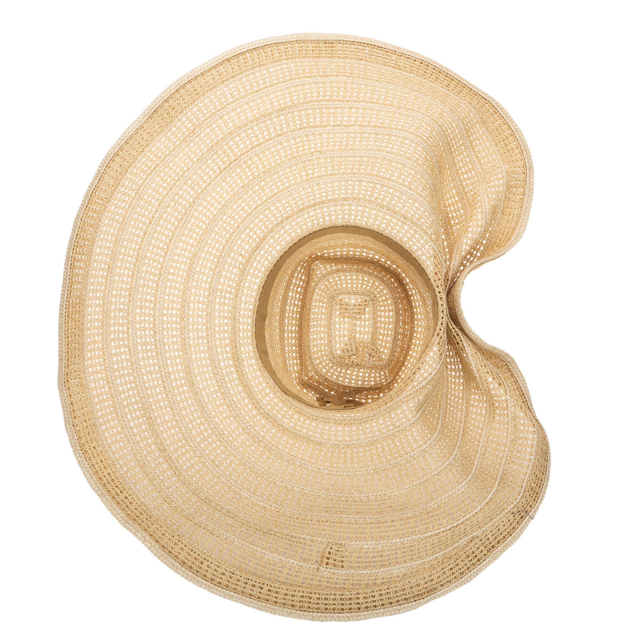 Dune Women's Wide Brim Round Crown Floppy Sun Hat - Stylish UV Protection Summer Beach Hat for Outdoor Activities, Travel & Vacations