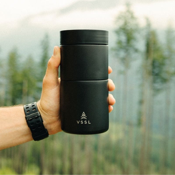 Premium VSSL Nest Pour Over Coffee Maker - Portable Drip Coffee Brewer for Camping, Travel & Home Use