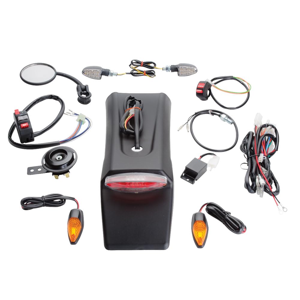 Tusk Motorcycle Enduro LED Lighting Kit with Taillight - High Performance Off-Road Lighting for Dirt Bikes & Adventure Riding - Perfect for Night Trails, Enduro Racing & Off-Road Adventures