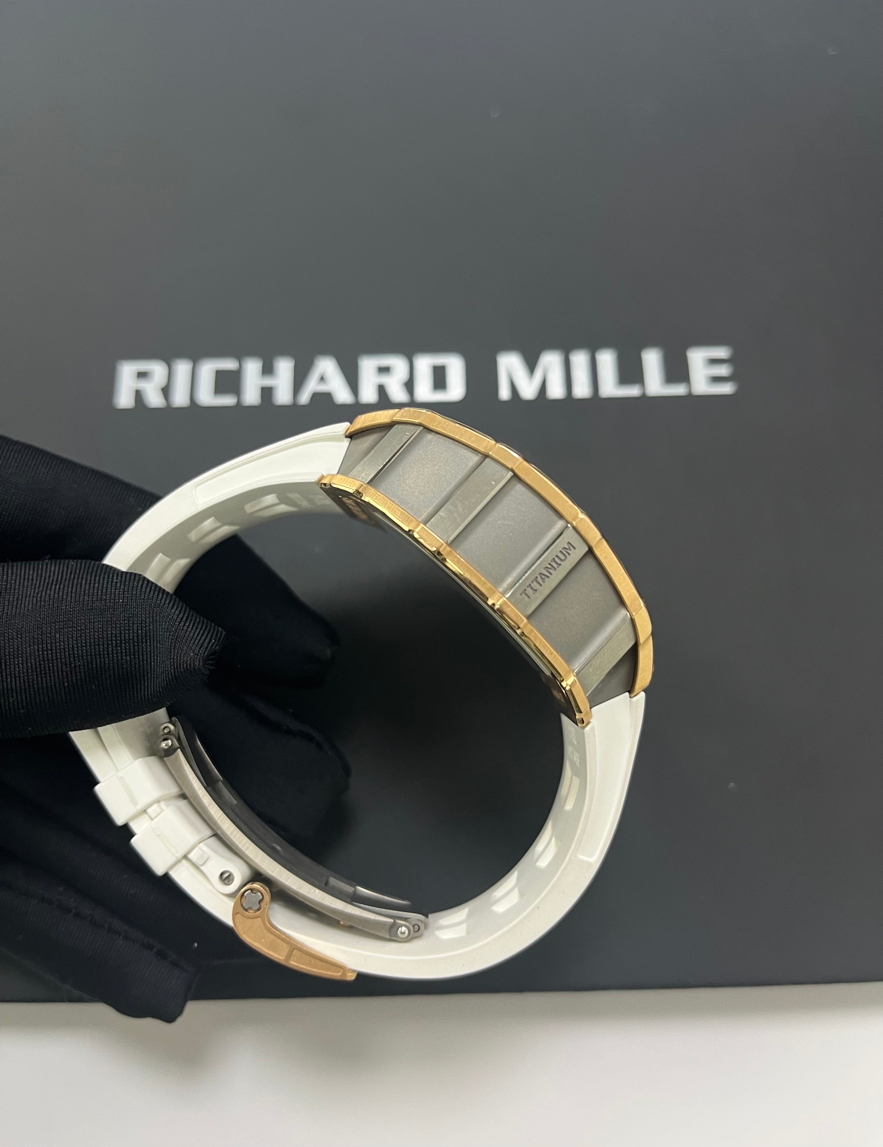 Richard Mille RM 11-03 Rose Gold Titanium Automatic Flyback Chronograph Watch - Luxury Sports Timepiece for Racing Enthusiasts & Collectors
