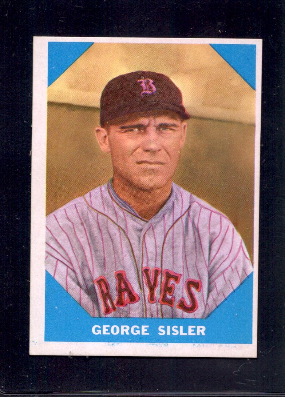 1960 George Sisler Fleer Baseball Greats #13 Vintage Baseball Card - Perfect for Collectors, Sports Memorabilia Fans & Gift Giving