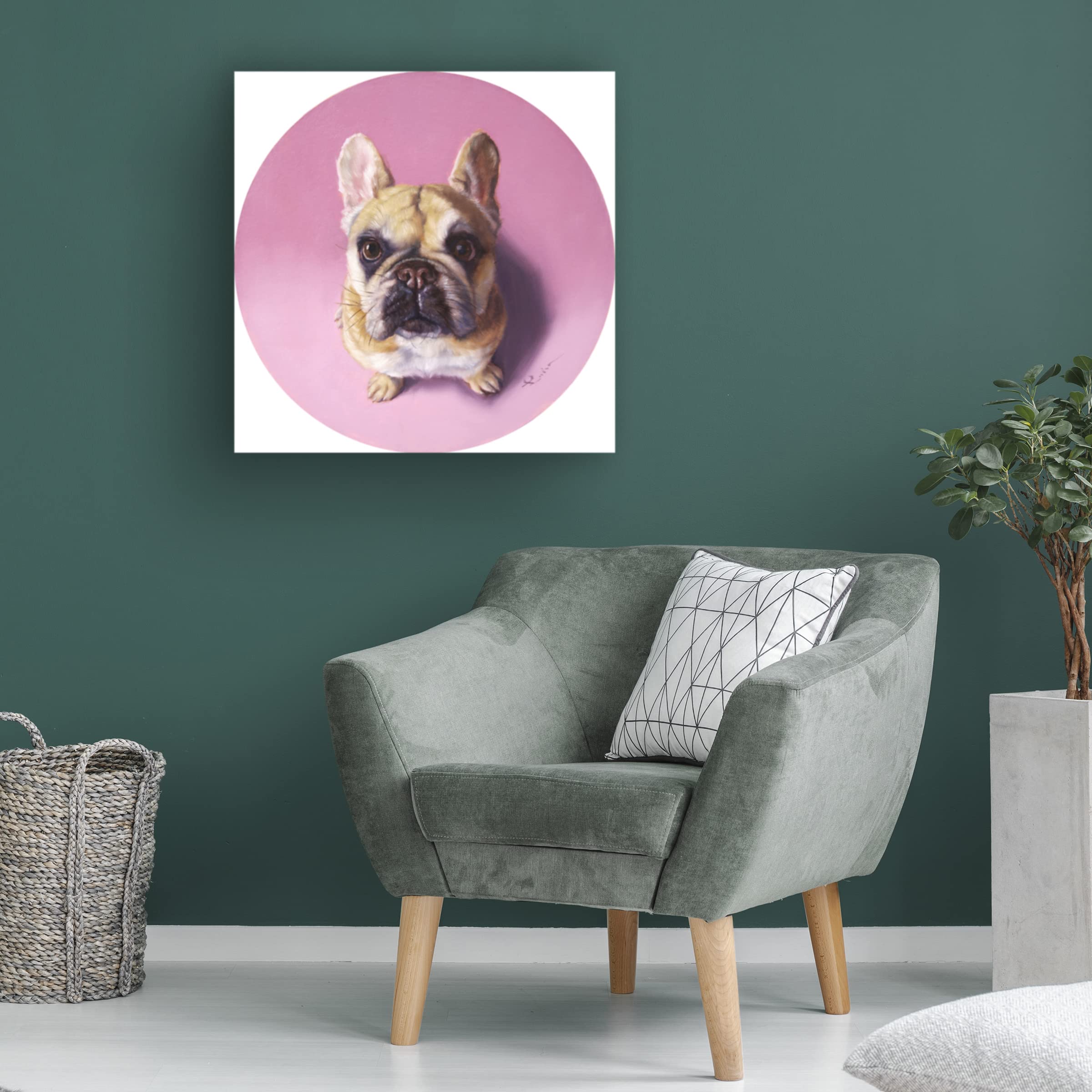 Lucia Heffernan 'Charlotte' Canvas Art Print - Whimsical Animal Painting Wall Decor for Living Room, Bedroom & Office - Trademark Fine Art Collection