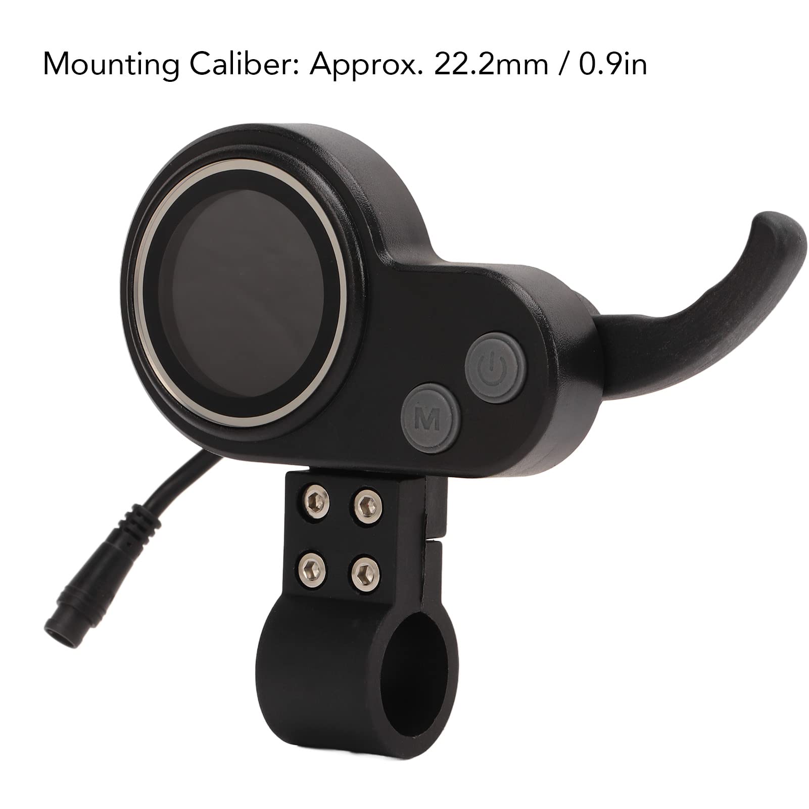 24V-60V Electric Scooter Thumb Throttle Controller with LCD Speedometer Display - 5 Pin Replacement Part for E-Scooters - Perfect for Commuting & Urban Travel