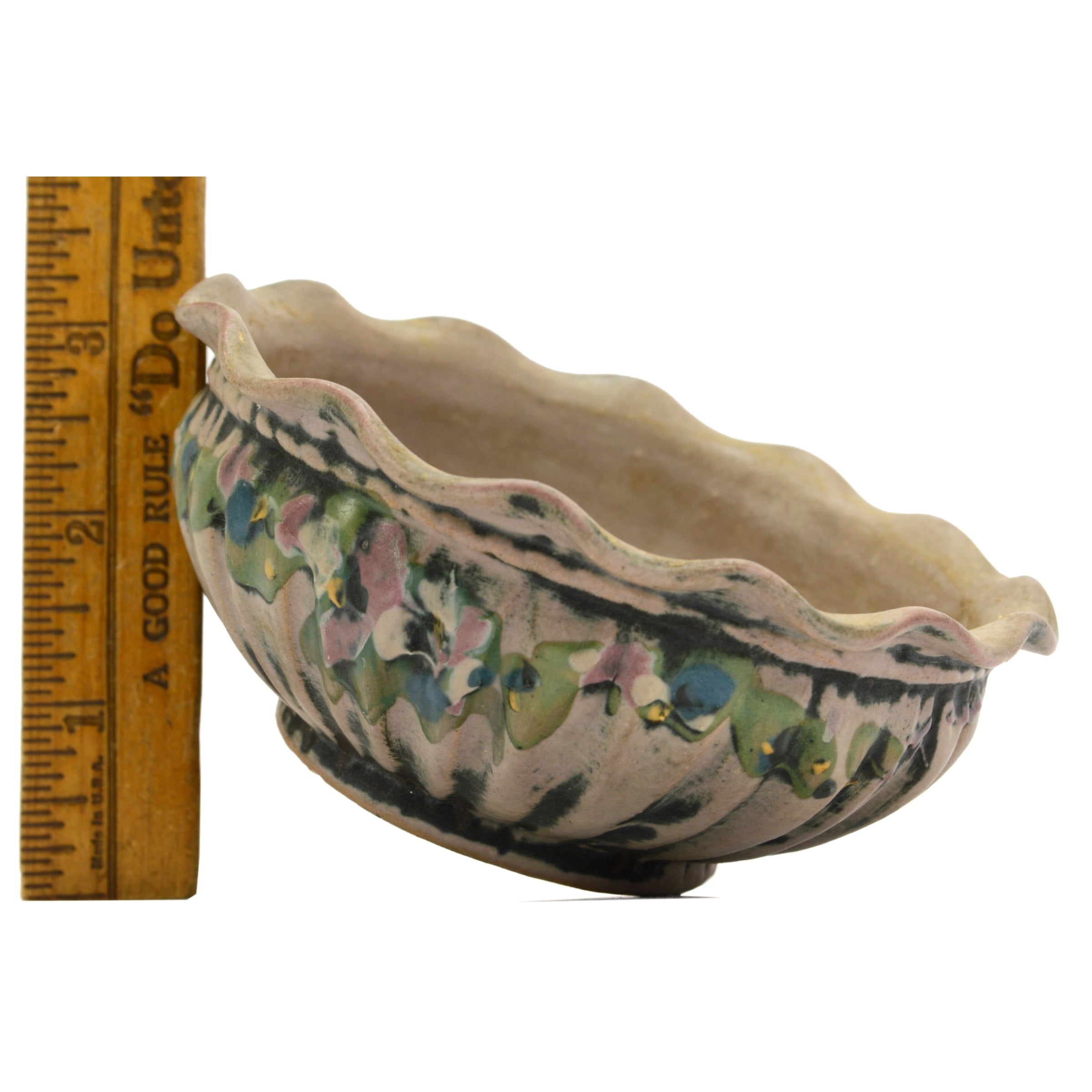 Antique Weller Pottery Louella Finger Bowl 4.5