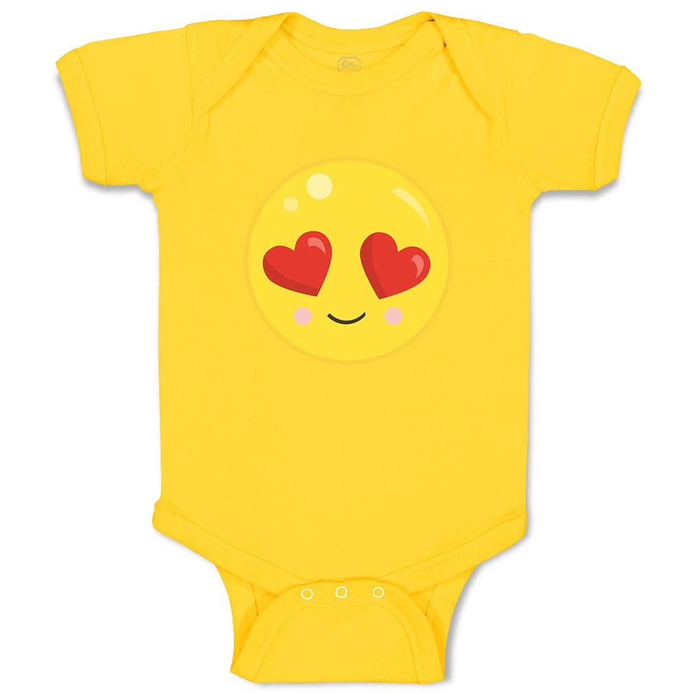 Custom Baby Bodysuits for Boys & Girls - Funny Smile Fall in Love Cotton Striped Onesies | Perfect for Newborn Photoshoots, Baby Showers & Everyday Cuteness