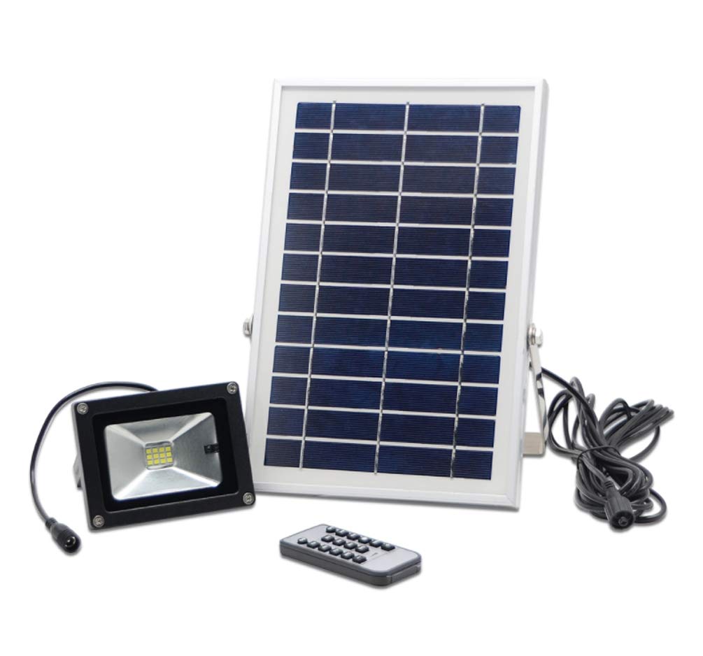 120 LED Solar Flood Light - Waterproof Outdoor Security Wall Light with Remote & Timer - Perfect for Garden, Patio, Yard, Pool, Garage Lighting