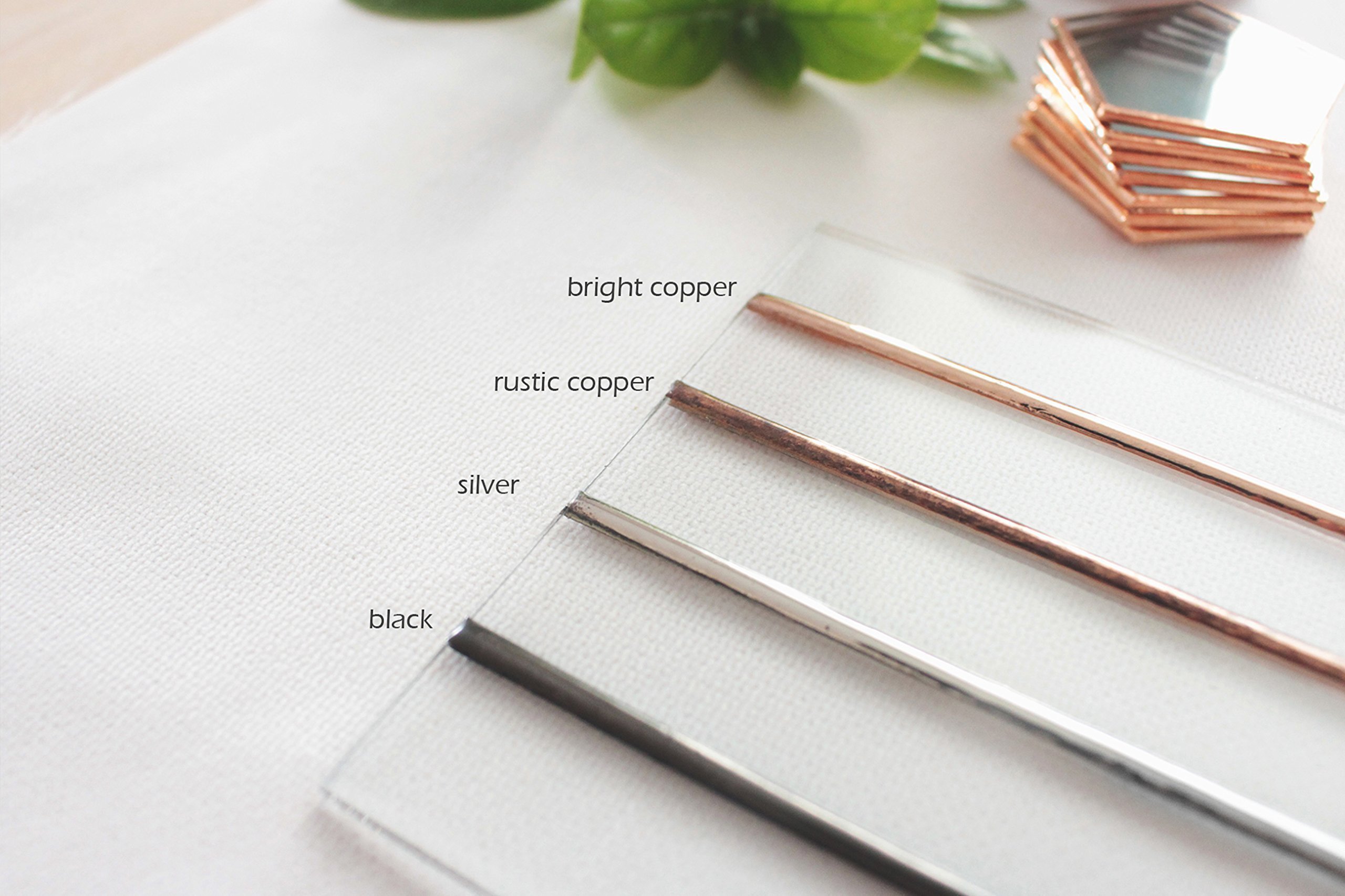 Elegant Stained Glass Geometric Wedding Ring Box - Copper, Silver & Black Cube Ring Bearer Box for Ceremonies | Perfect for Engagement, Vow Renewal & Gift Giving