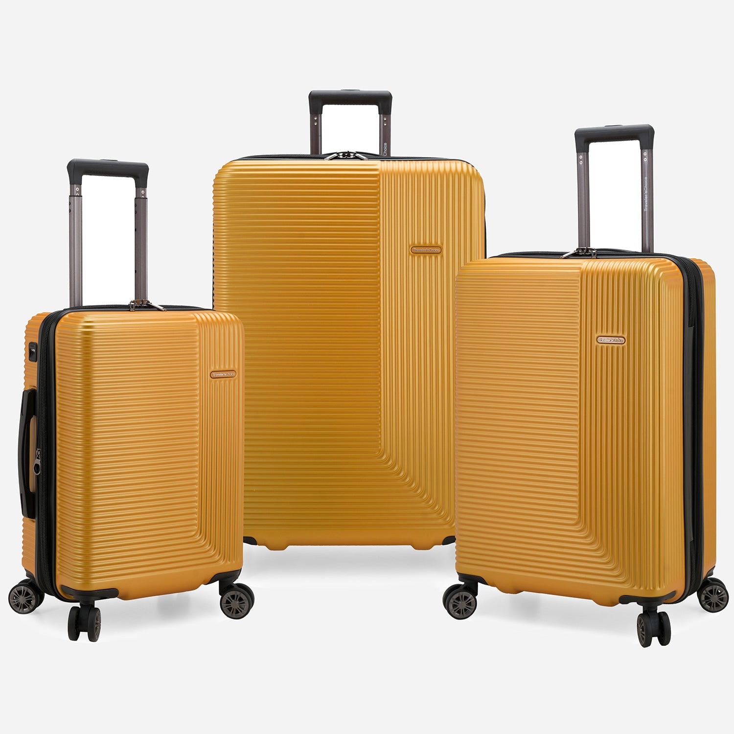 Ember 3-Piece Lightweight Luggage Set with Spinner Wheels - Perfect for International Travel & Business Trips