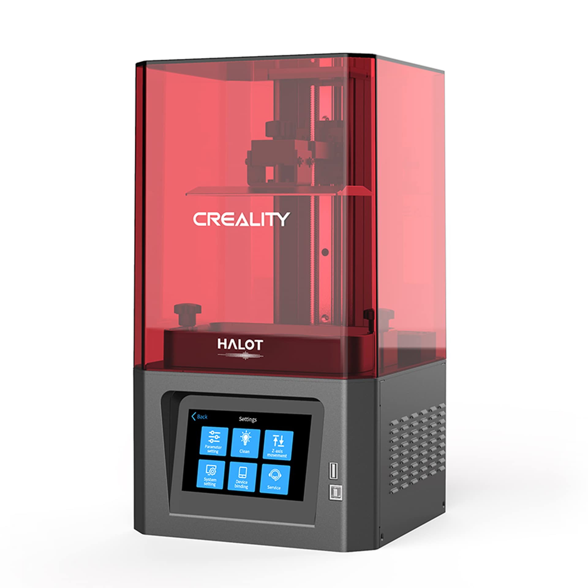 Creality HALOT-ONE Resin 3D Printer with 2K Mono LCD Screen, High Precision Integral Light Source & WiFi - CL-60 SLA 3D Printer with Dual Cooling System, 127x80x160mm Build Size - Perfect for Miniatures, Jewelry & Dental Models