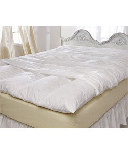 Rocky Mountain Feather & Down® Premium Featherbed Protector - Soft & Hypoallergenic Mattress Topper Cover for Ultimate Comfort - Perfect for Bedrooms, Guest Rooms & Hotels