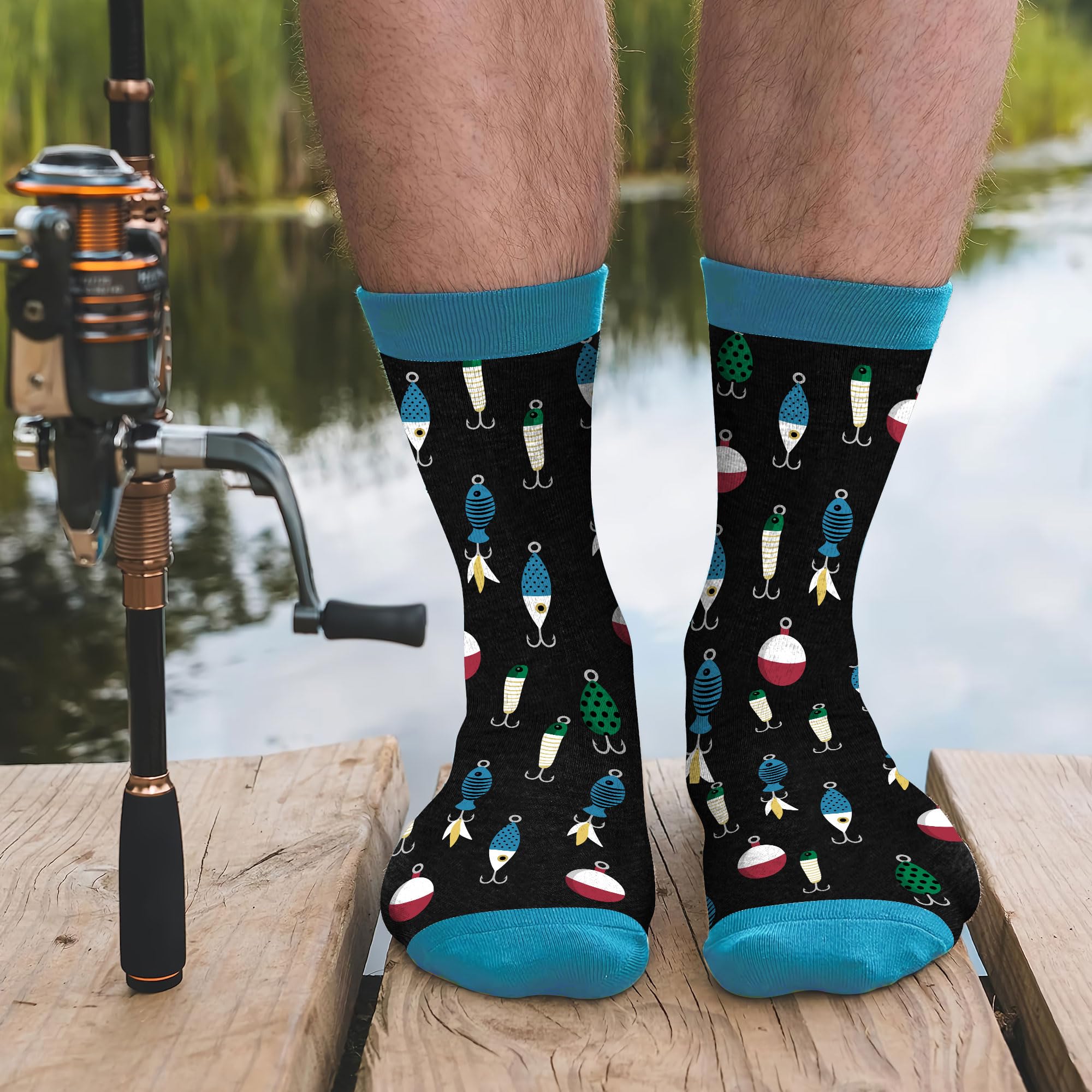 Funny Fishing Gifts for Men - Cool Fishing Accessories for Dad & Grandpa - Perfect Stocking Stuffers & Birthday Presents for Anglers (Great for Father's Day, Retirement Gifts & Fishing Trips)