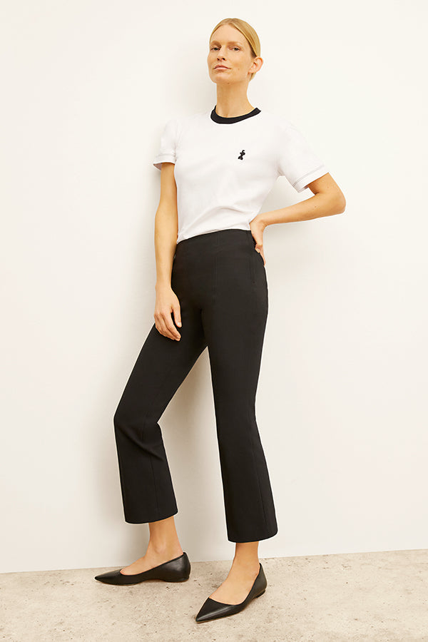 Kick Flare Foster Pant - Eco PowerStretch Women's Yoga Pants in Black for Workouts & Lounge Wear