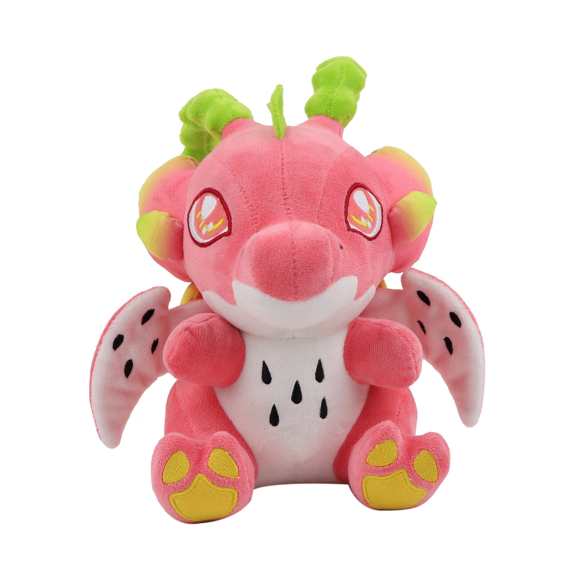 Dragon Fruit Plush Toy - Soft Stuffed Animal with Wings, Cute Pillow Gift for Girls & Kids | Perfect for Birthday, Nursery Decor & Cuddling