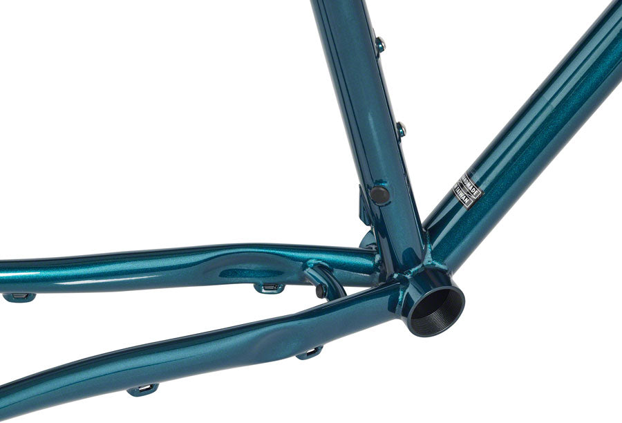 All City Cosmic Stallion Steel Bike Frameset - 52cm, 650b/700c, Rainbow Trout Color | Perfect for Gravel Riding, Commuting & Adventure Cycling