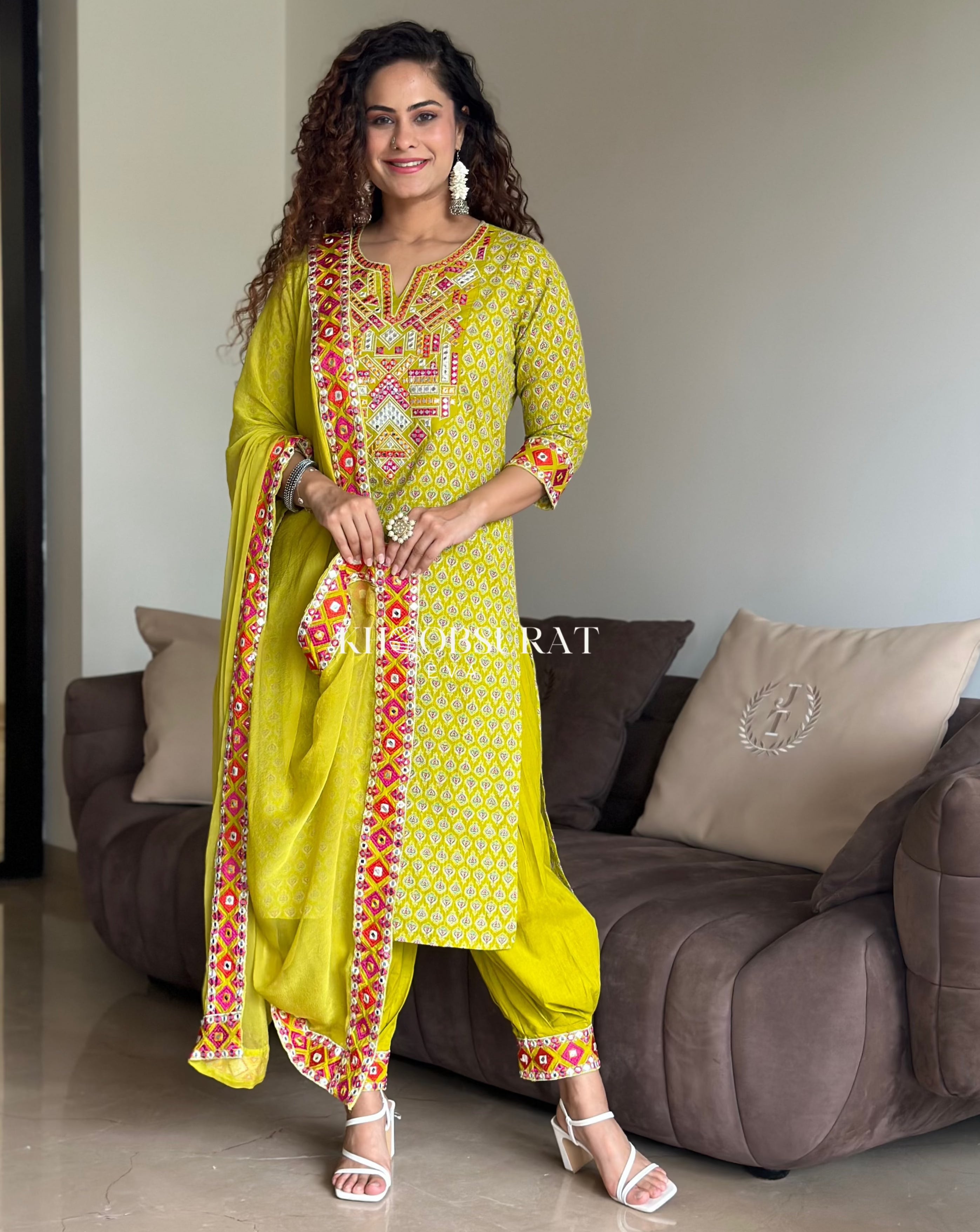 Stylish Kalki Fashion Kurta with Afghani Salwar - Traditional Pakistani Outfit for Women - Perfect for Weddings, Festivals & Special Occasions