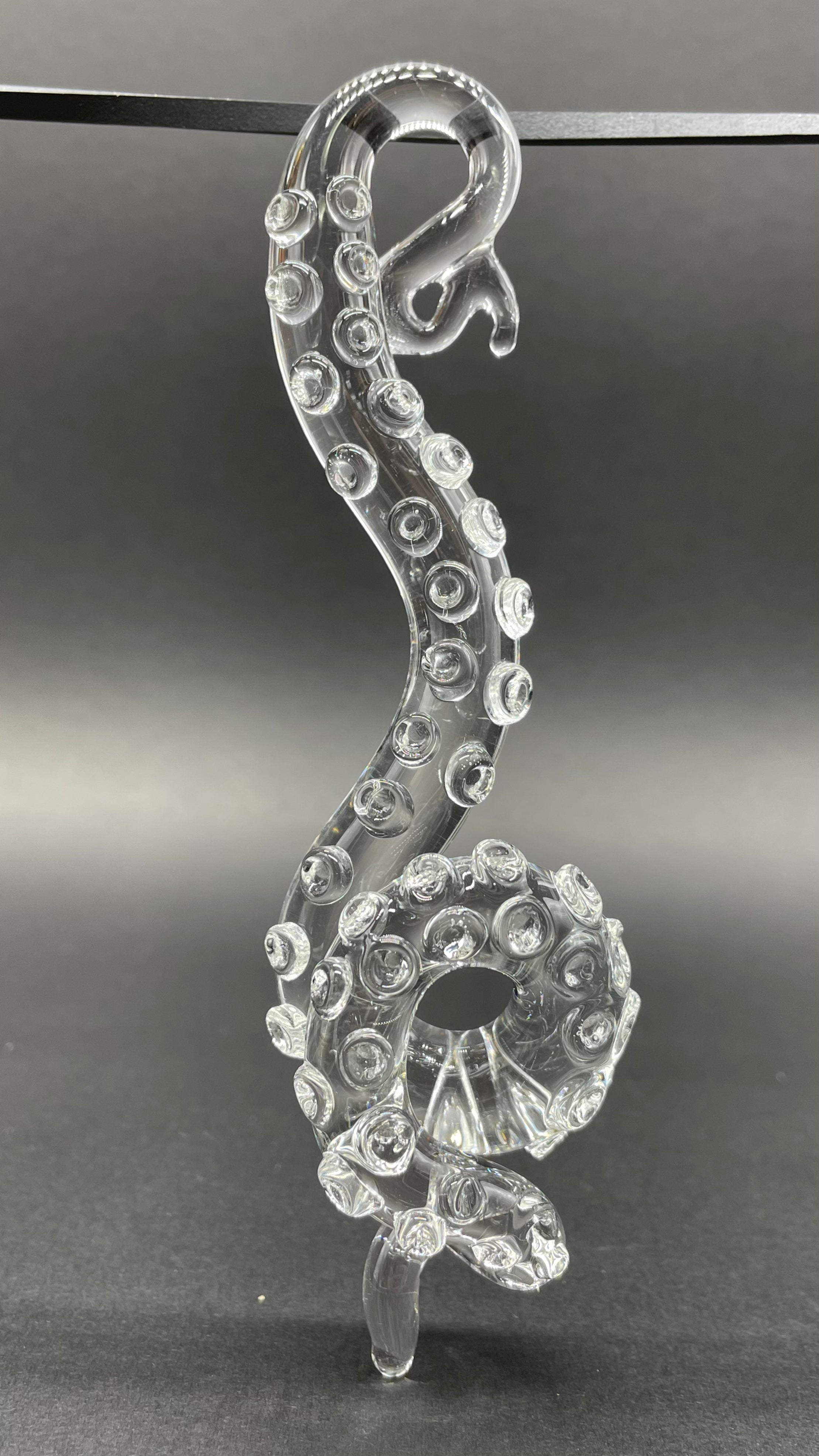3 Pack Clear Tentacle Ornaments - Unique Halloween Party Decorations for Home, Office & Outdoor Decor