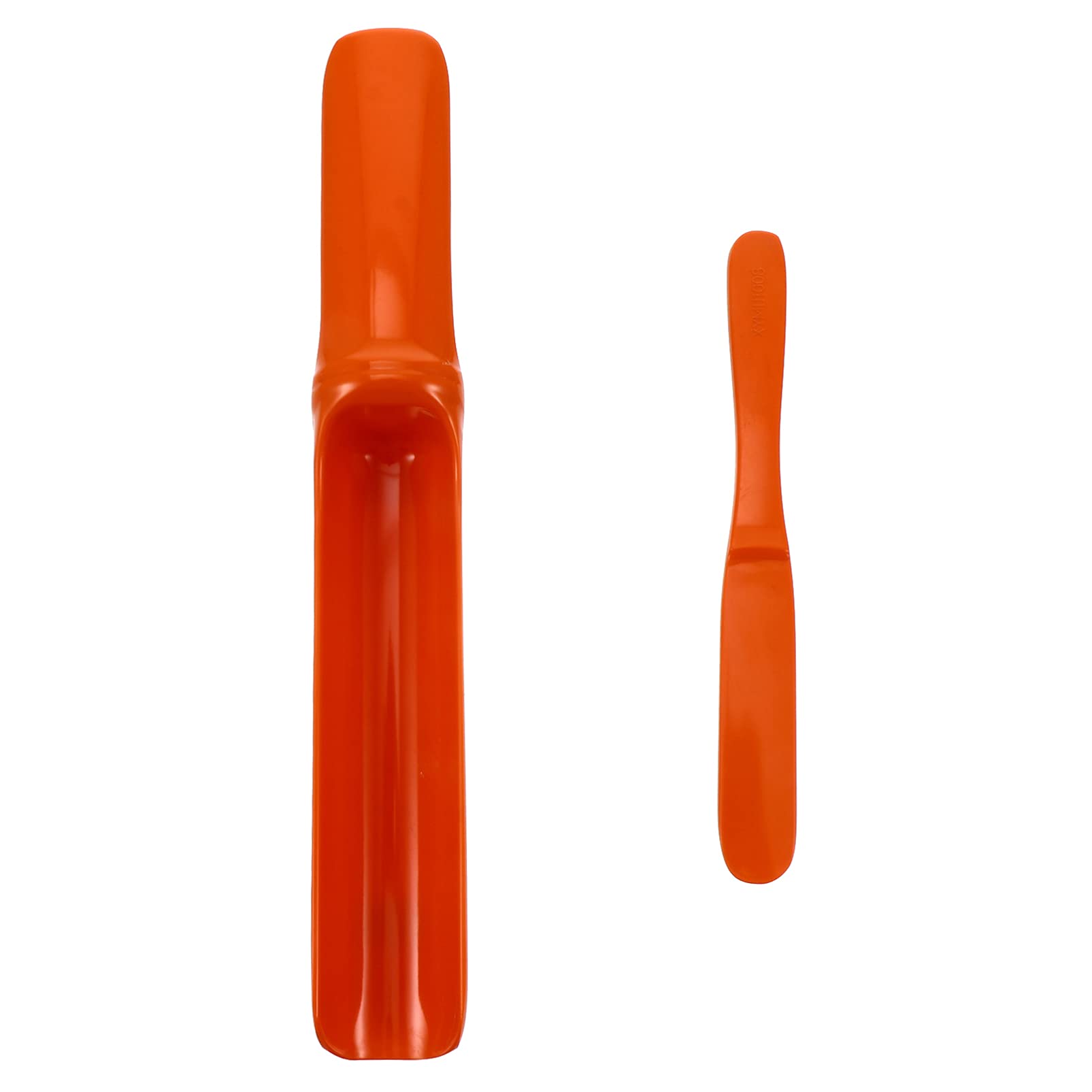 YARNOW Meatball Maker & Sauce Drizzle Spoon - Multi-Purpose Kitchen Ladle for Gravy, Soup, Shrimp - Orange Footed Dish Decorating Tool | Perfect for Cooking, Serving & Food Presentation