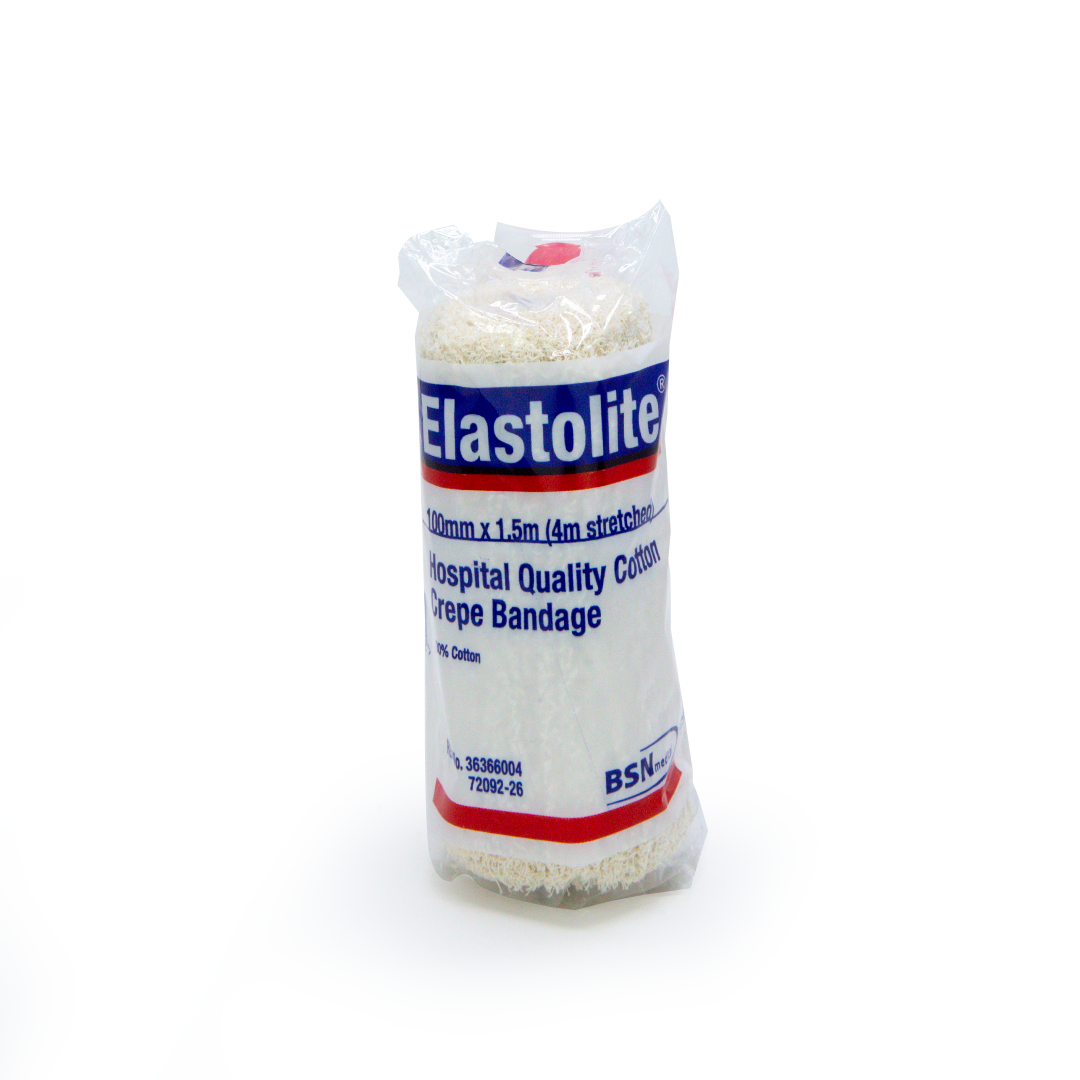 Elastolite Light Support Crepe Bandage - Breathable & Flexible First Aid Wrap for Sprains, Strains & Injuries - Ideal for Sports, Work & Daily Use