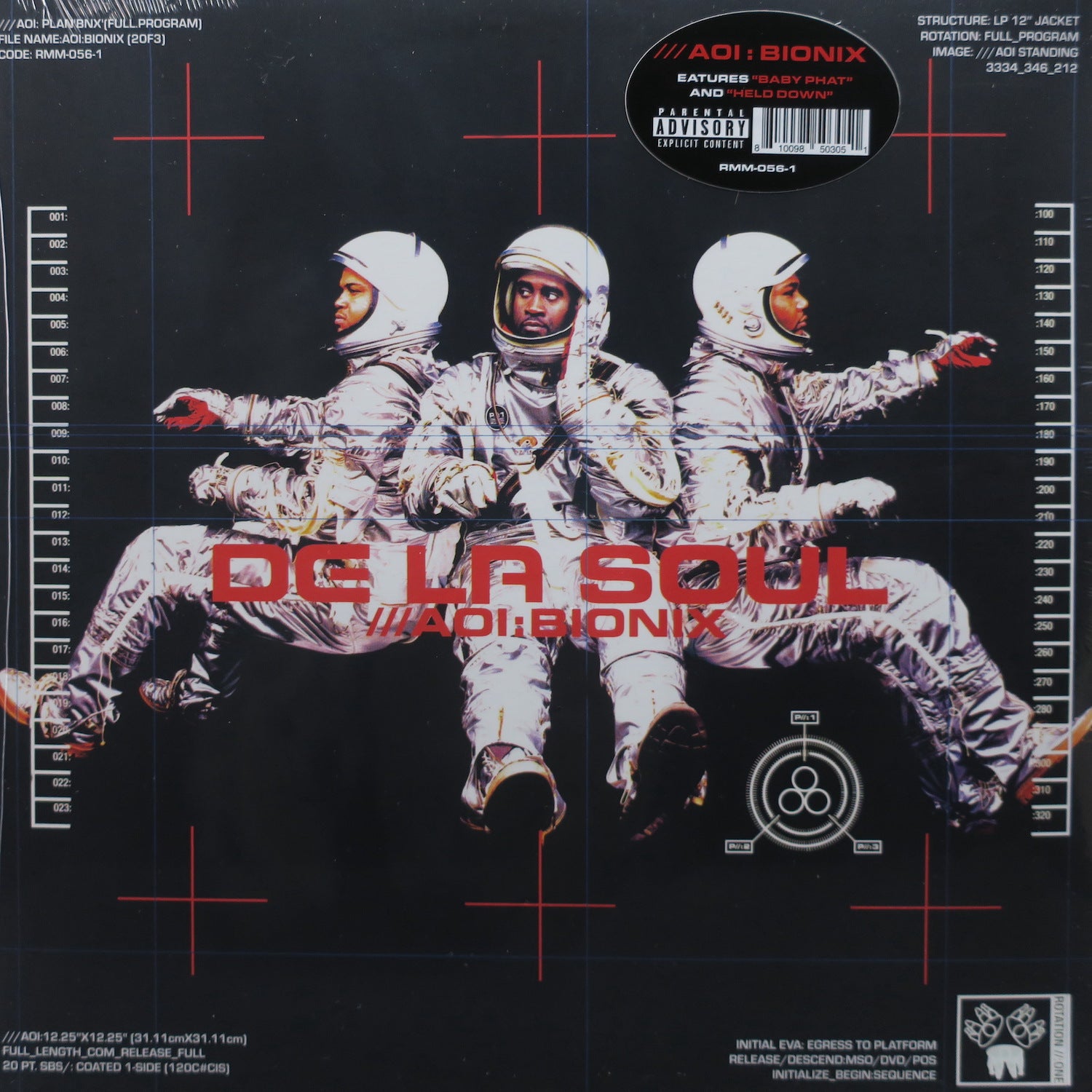 DE LA SOUL 'AOI: Bionix' Vinyl 2LP (2001 Hip Hop Album) - Perfect for Music Collectors & Vinyl Enthusiasts
