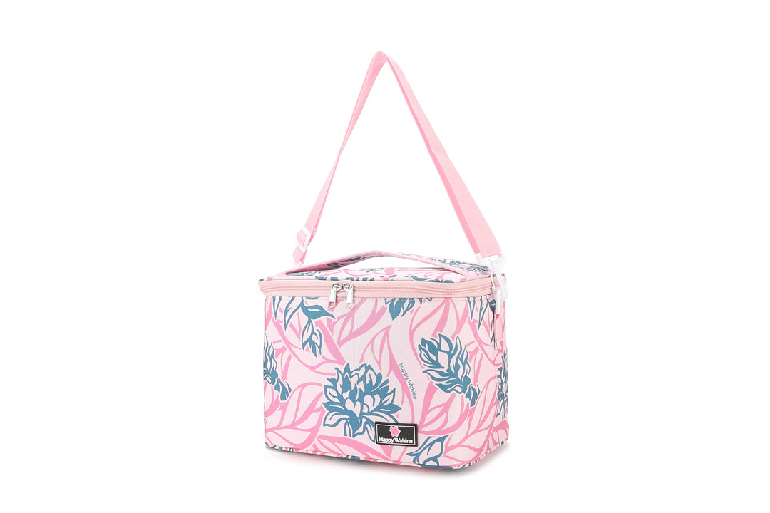 Premium Insulated Cooler Tote Bag - Medium Size, Heliconia Pink - Perfect for Beach Picnics, Camping & Outdoor Adventures