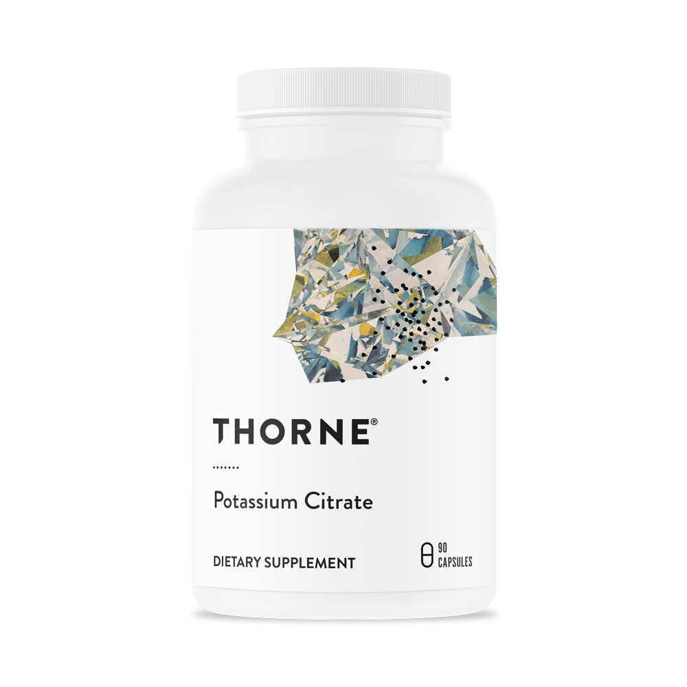 Thorne Potassium Citrate (M240) Supplement - Supports Heart Health & Electrolyte Balance - Ideal for Athletes & Active Lifestyles