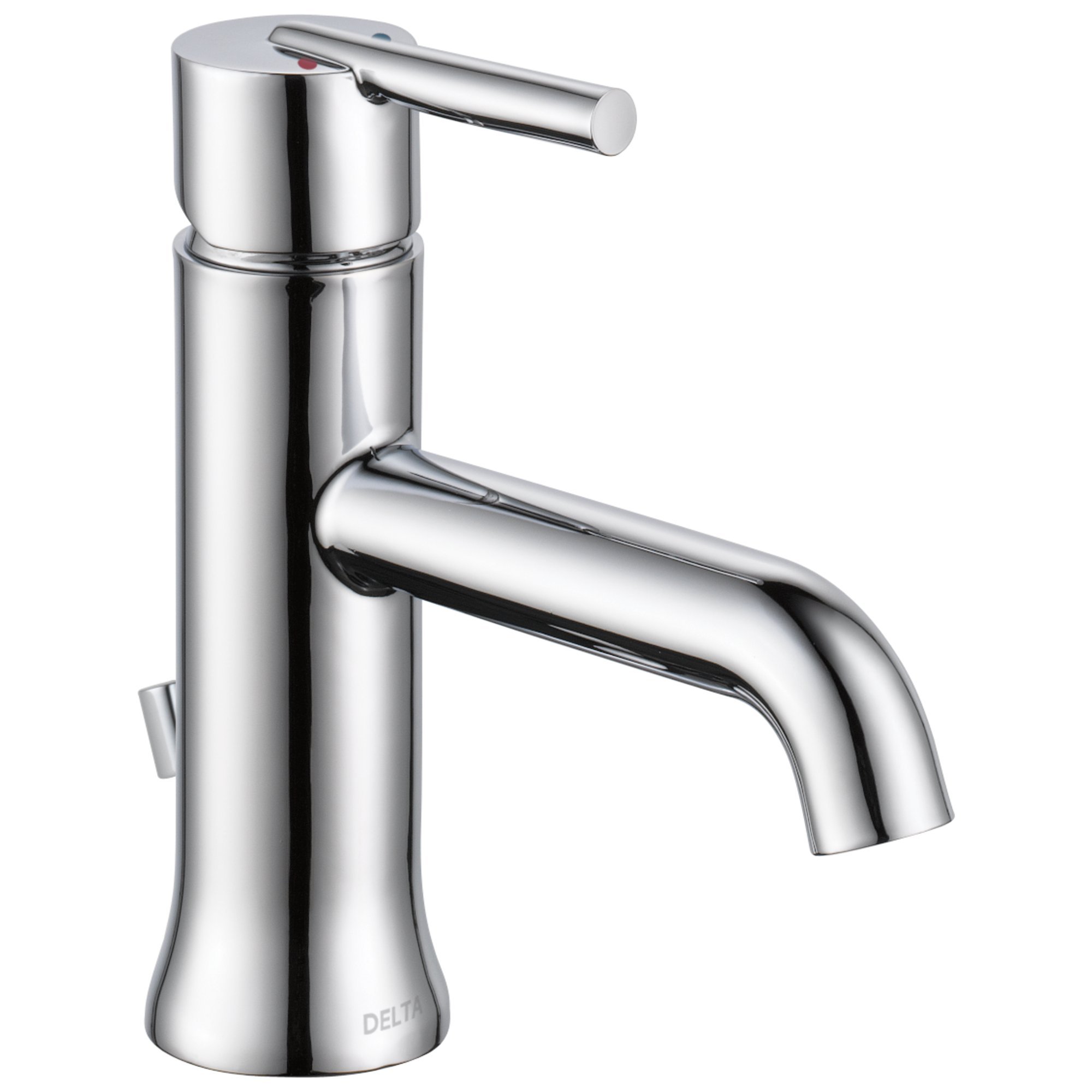 Delta 559LF-GPM-MPU Single Handle Bathroom Faucet with Metal Pop-Up Drain, Chrome Finish - Perfect for Modern Bathroom Renovations and Home Upgrades