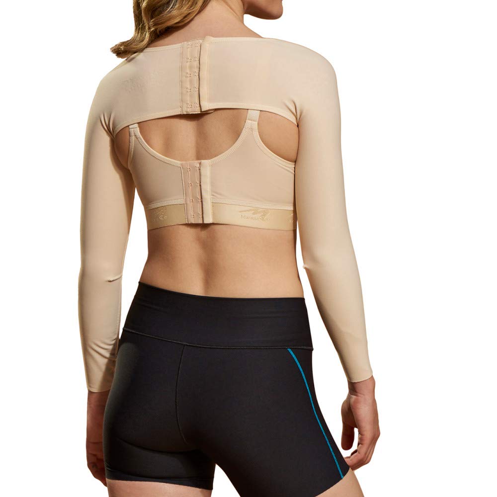 Post-Surgical Arm Compression Sleeves - Long Sleeve Support Garment for Full Arm Coverage & Healing Recovery | Easy to Wear for Post-Op, Lymphedema & Swelling Relief | Ideal for Surgery Recovery, Burn Treatment & Daily Comfort