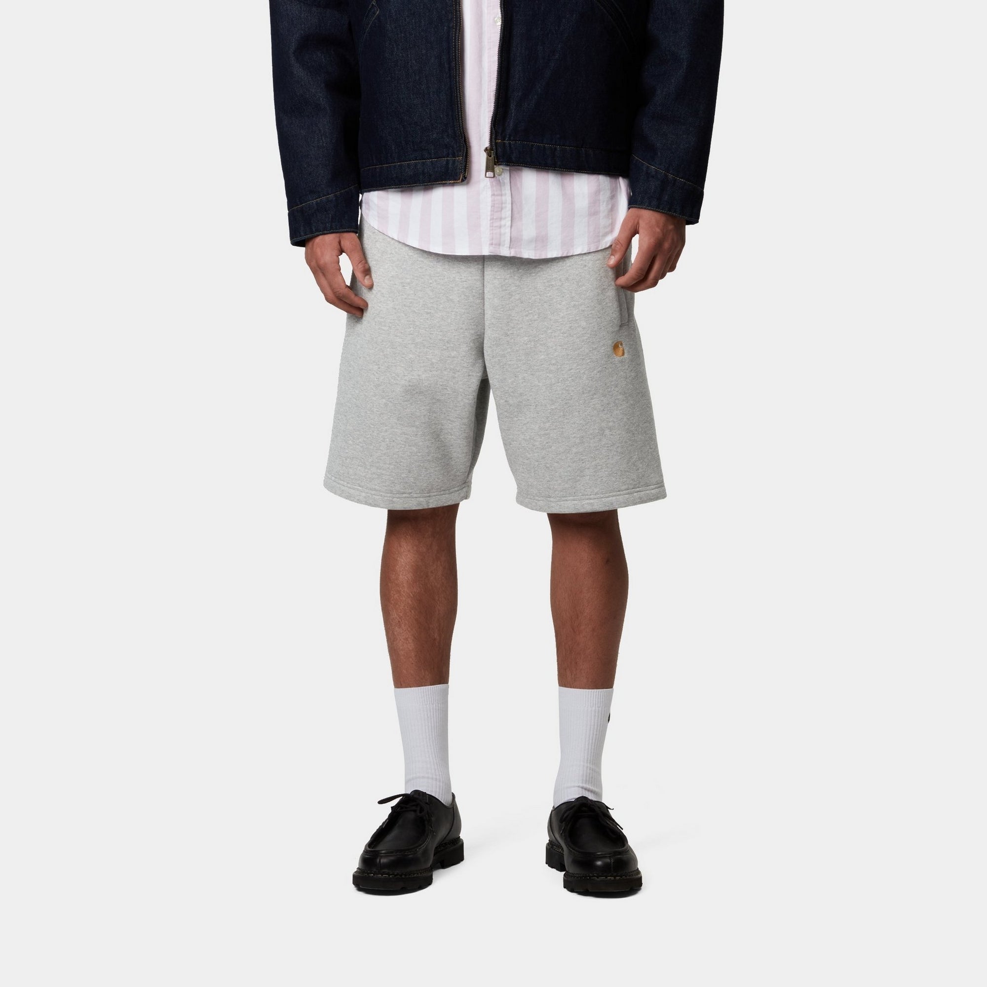 Chase Sweat Shorts for Men - Grey Heather Athletic Running Shorts | Lightweight & Breathable for Gym, Jogging & Casual Wear