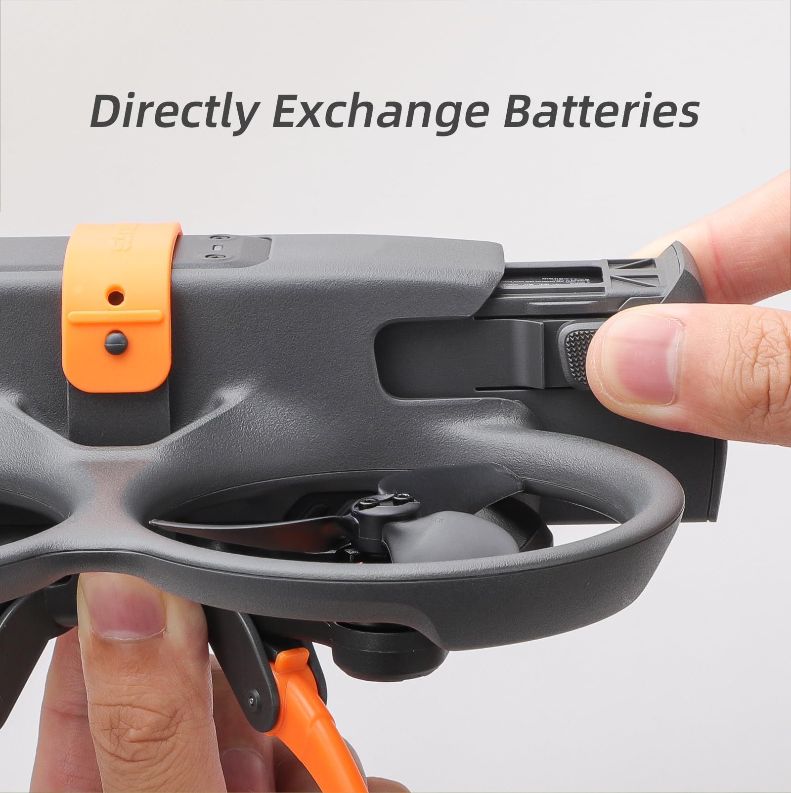DJI Avata 2 Foldable Landing Gear Extension Kit - Orange Height Adjustable Legs for Enhanced Drone Stability | Perfect for Aerial Photography, Cinematic Shots & Outdoor Adventures