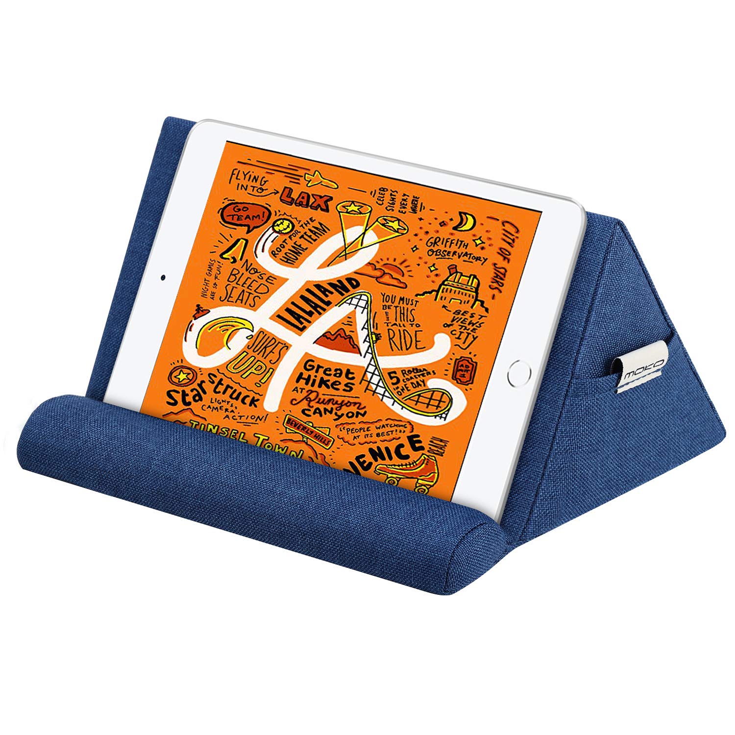 MoKo Tablet Pillow Stand - Adjustable Lap Holder for iPad & Tablets up to 11