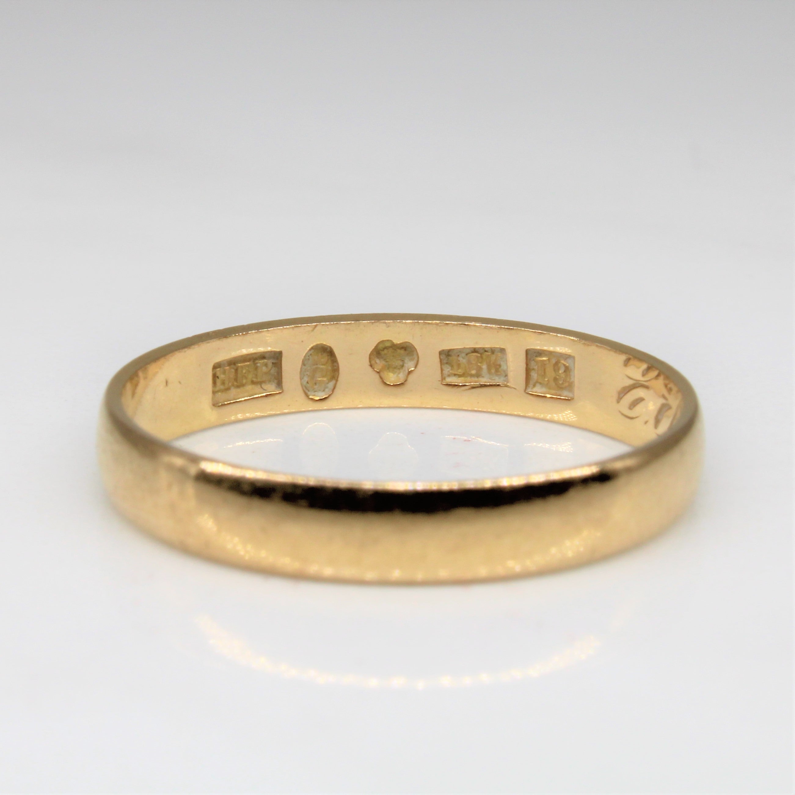 Vintage 1959 Swedish Plain Band Ring - Size 8.75 - Classic Minimalist Wedding Band for Men & Women - Perfect for Anniversaries, Engagements & Everyday Wear